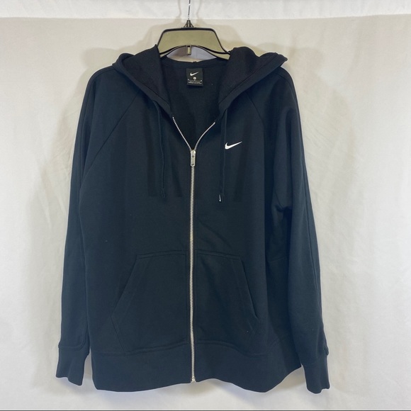 Nike Sweaters - Nike zip up side slit hoodie